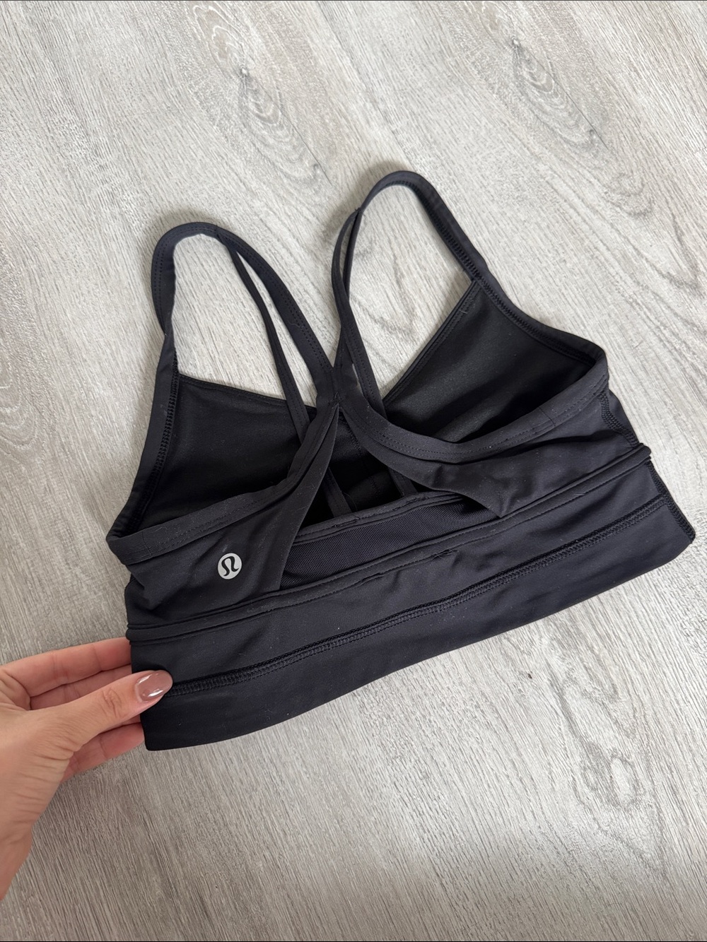 LULULEMON Black Women's Strappy Bralette - Comfortable Support